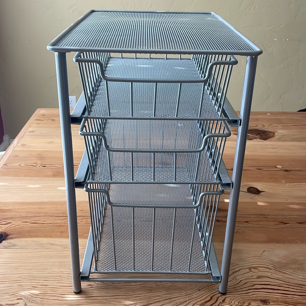 Three drawer organizer